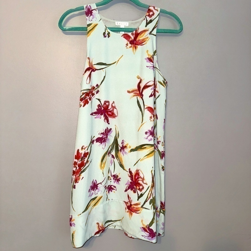 EUC Leith for Nordstrom Mint Spring Floral Dress Size Small